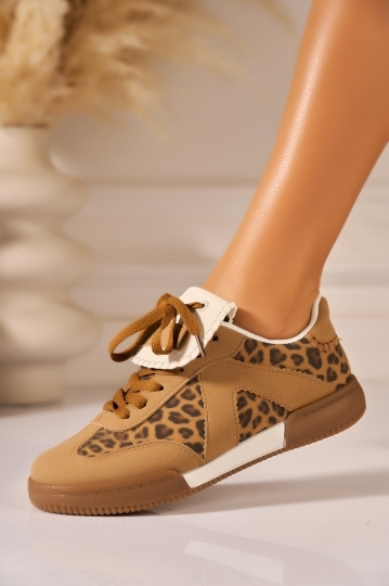Adidași de damă Animal Print din Piele Ecologica Intoarsa Emely