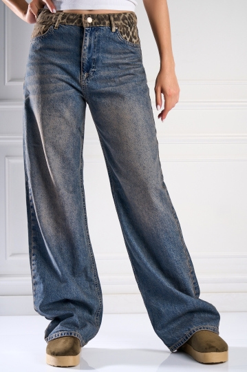 Blugi Regular Fit Albastri Varisha