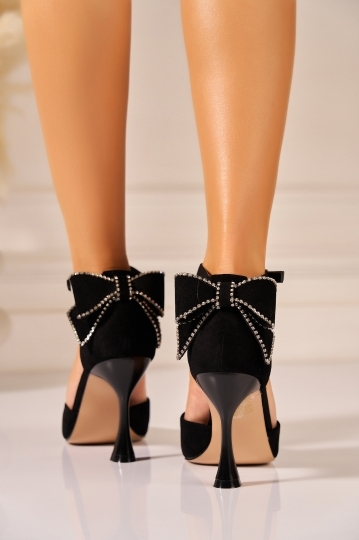 Pantofi dama eleganti Negri din Piele Ecologica Intoarsa Cersei