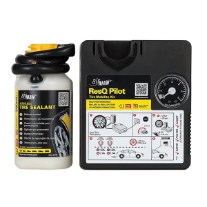 Kit reparatie anvelopa autoturisme mici si medii, ATV, compresor+solutie etansare ResQ Pilot Mobility , Airman