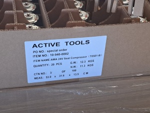Compresor scaun tractor/utilaj cu conector rapid AMA 24V - Img 2