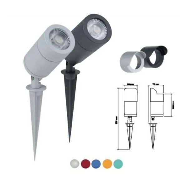 Spot LED 11W pentru plante, cu filtru de culoare