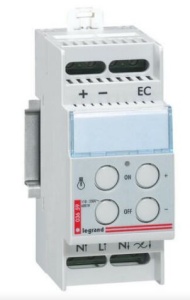 Legrand (Franta)- Variator pentru bec incadescent/halogen 230 V~ - 60 - 600 W- cu montaj pe sina tablou electric - Img 1