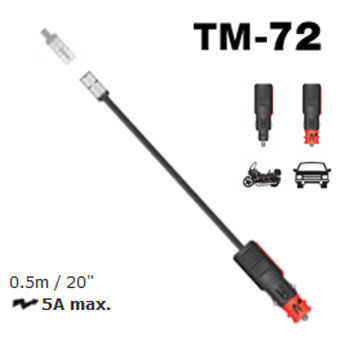 TECMATE - ADAPTOR OPTIMATE 3,4/ACCUMATE > BRICHETA L=0.5M TM-72