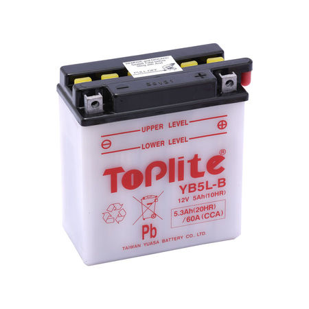 TOPLITE YUASA - Acumulator cu intretinere YB5L-B / 12N5-3B