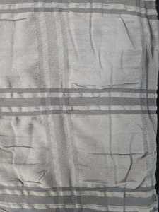 Lenjerie de Pat Creponată Gri – 6 Piese Bumbac 100% Jojo Home 230x250 cm, Fără Călcare - Img 2