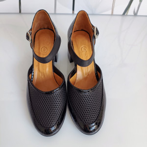 PANTOFI DAMA DIN PIELE NATURALA 400 NEGRU C - Img 3