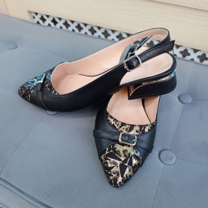 Pantofi dama din piele naturala 0140 negru - Img 2