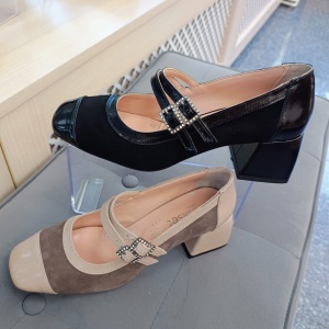 Pantofi dama din piele naturala 1559 negru - Img 4