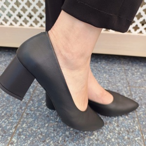 Pantofi dama din piele naturala 2256 negru