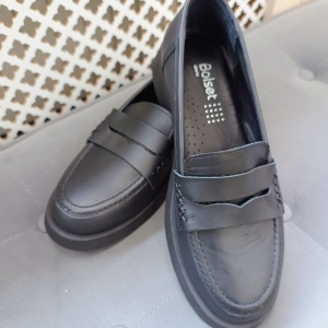 Pantofi dama din piele naturala 7001 negru - Img 3