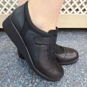 Pantofi dama din piele naturala 1002 negru