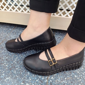 Pantofi dama din piele naturala 164 negru