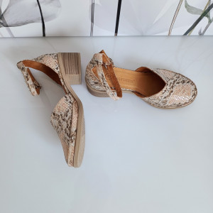 PANTOFI DAMA DIN PIELE NATURALA 188 MULTICOLOR - Img 5