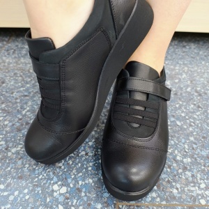 Pantofi dama din piele naturala 1002 negru - Img 2