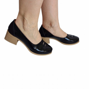 PANTOFI DAMA DIN PIELE NATURALA 278 NEGRU C