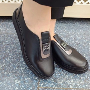Pantofi dama din piele naturala 542 negru