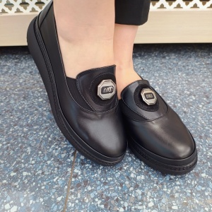 Pantofi dama din piele naturala 546 negru