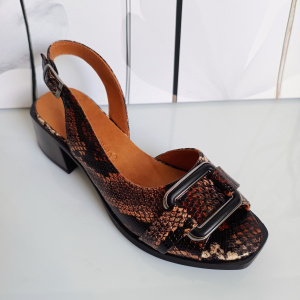 SANDALE DAMA DIN PIELE NATURALA 125 MULTICOLOR 8 - Img 2