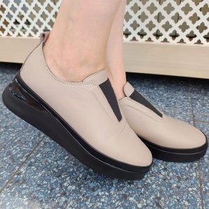Pantofi dama din piele naturala 5097 vizon