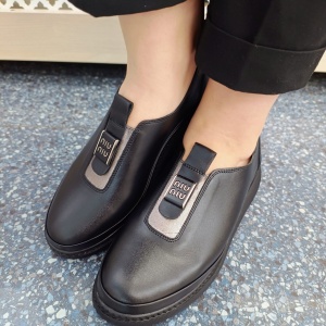 Pantofi dama din piele naturala 542 negru - Img 2