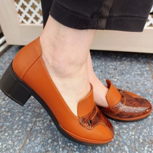 Pantofi dama din piele naturala 761 maro