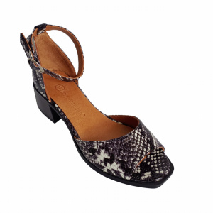 SANDALE DAMA DIN PIELE NATURALA 100 MULTICOLOR 9