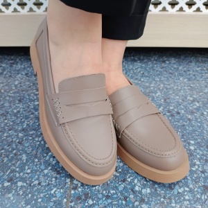 Pantofi dama din piele naturala 7001 vizon - Img 2