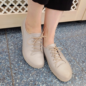 Pantofi dama din piele naturala 911821 vizon - Img 4