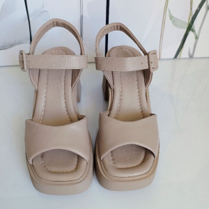 SANDALE CONFORT DIN PIELE NATURALA COD 3563 VIZON - Img 5