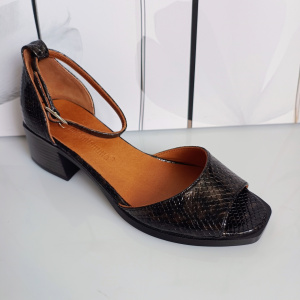 SANDALE DAMA DIN PIELE NATURALA 100 MULTICOLOR 4 - Img 2