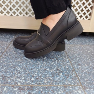 Pantofi dama din piele naturala 3076 negru - Img 2