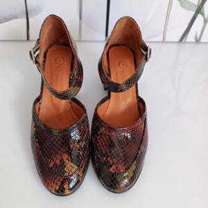 PANTOFI DAMA DIN PIELE NATURALA 400 MULTICOLOR 2 - Img 4
