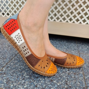 Pantofi dama din piele naturala 721 - Img 3