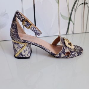 SANDALE CONFORT DIN PIELE NATURALA COD 076 MULTICOLOR - Img 4