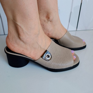 SANDALE CONFORT DIN PIELE NATURALA COD 333 VIZON - Img 2