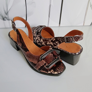 SANDALE DAMA DIN PIELE NATURALA 125 MULTICOLOR 8 - Img 5