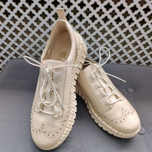 Pantofi dama din piele naturala 123003 bej - Img 2