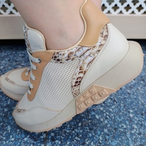 Pantofi dama din piele naturala 2028 - Img 2