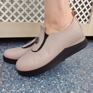 Pantofi dama din piele naturala 8006 vizon