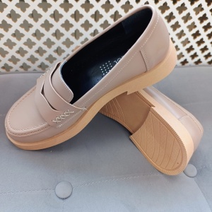 Pantofi dama din piele naturala 7001 vizon - Img 4