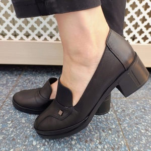 Pantofi dama din piele naturala 761 negru