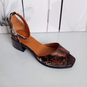 SANDALE DAMA DIN PIELE NATURALA 100 MULTICOLOR 8 - Img 2