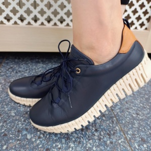 Pantofi dama din piele naturala 123020 ocean