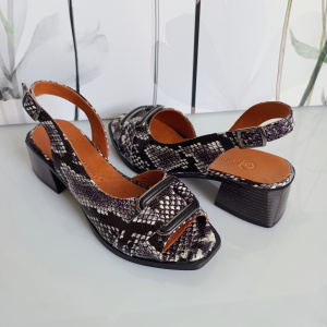 SANDALE DAMA DIN PIELE NATURALA 125 MULTICOLOR 9 - Img 5