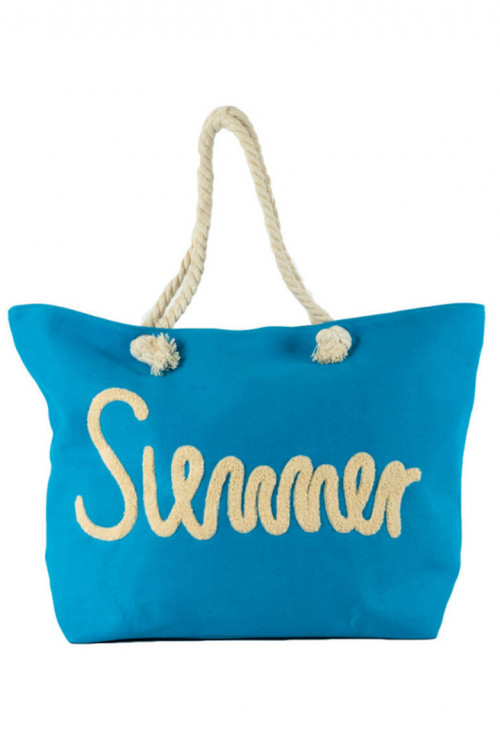 Geanta plaja Turquoise
