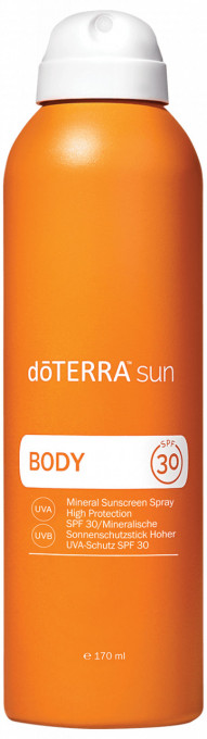 Spray de protecție solară cu filtru mineral pentru corp doTERRA SPF30