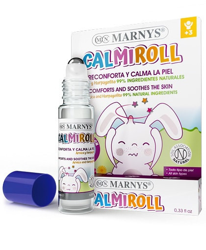CalmiRoll – Dispozitiv cu Proprietăți Anti-inflamatoare pentru Calmarea Pielii după Lovituri sau Leziuni Minore – Produs Organic – 10 ml