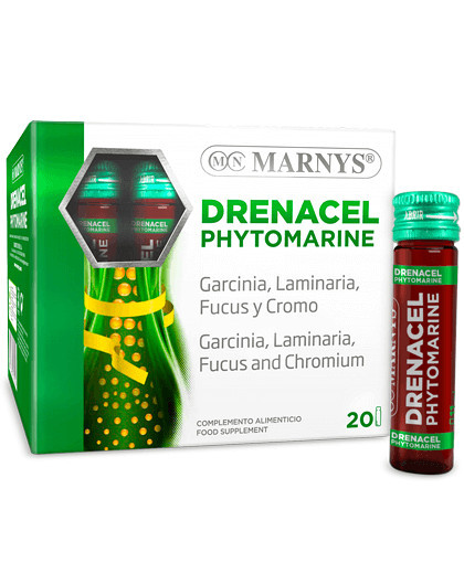 Drenacel Phytomarine cu Garcinia Cambogia – Vegan – 20 Fiole