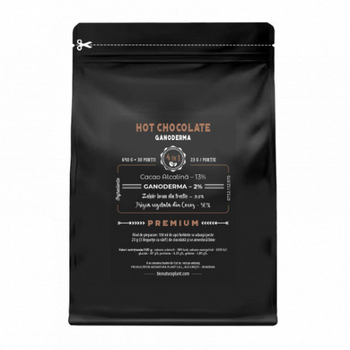 Hot Chocolate 4in1 cu Ganoderma - 690g - veg (30 de portii)